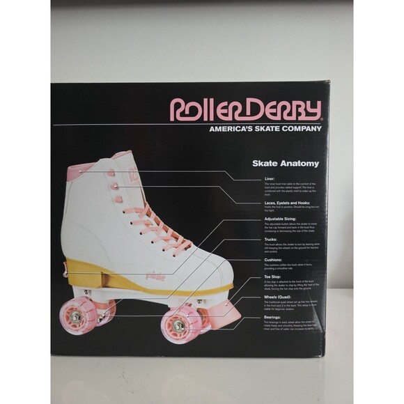 Roller Derby Pixie Adjustable Women’s Roller Skates Size 7-10 New in Box Free Sh - Picture 6 of 7